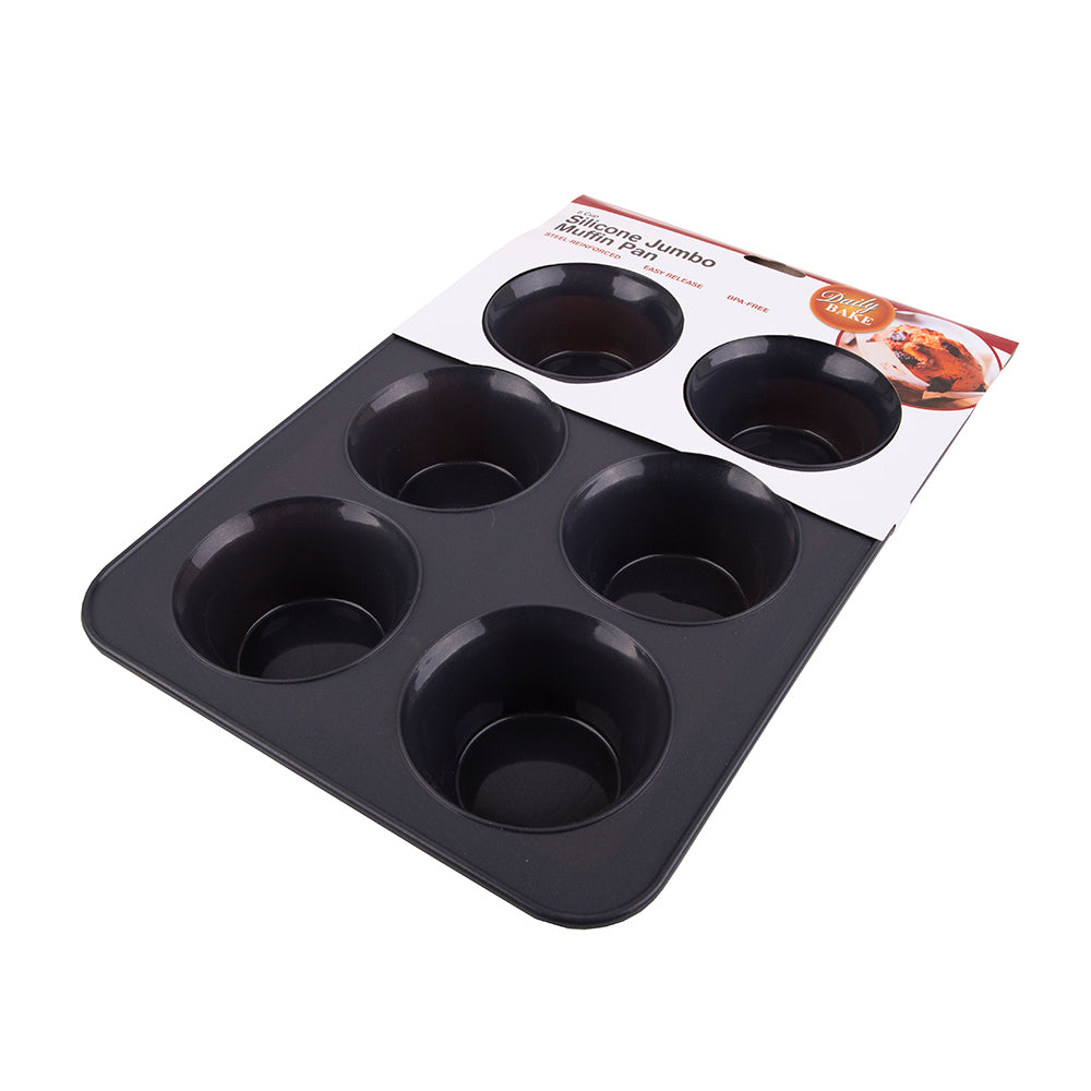 3117ch-daily-bake-6-cup-silicone-jumbo-muffin-pan-charcoal