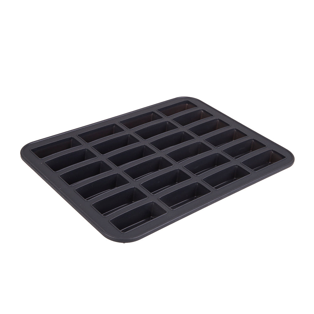 3123ch-daily-bake-24-cup-silicone-mini-bar-pan-32-5x24-5cm-charcoal