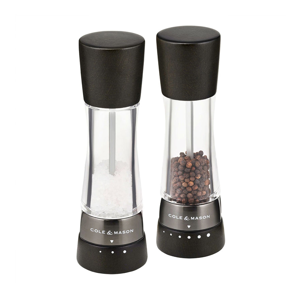 31278-cole-mason-derwent-19cm-beech-wood-acrylic-salt-pepper-mill-set-black