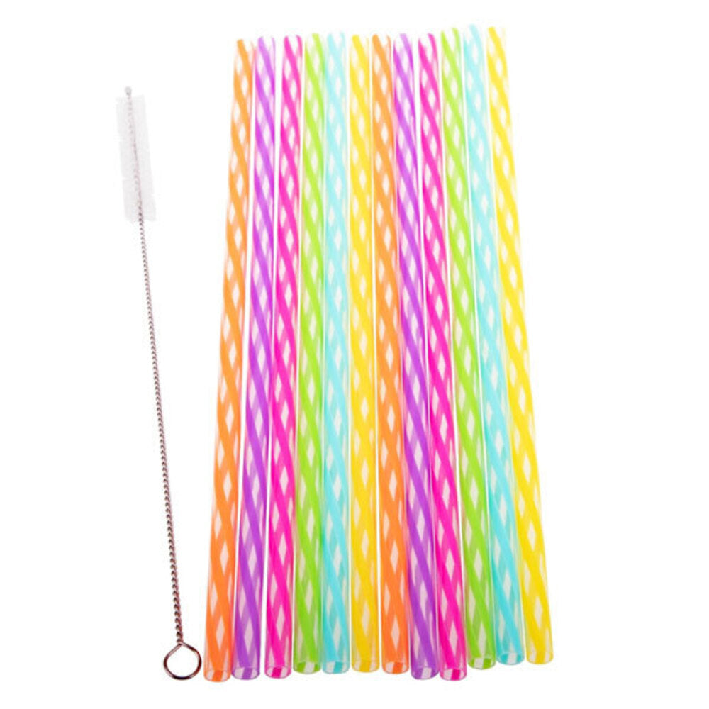 3436-24pc-appetito-reusable-rainbow-party-straw-w-cleaning-brush