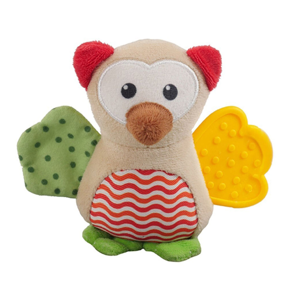 39045-rosewood-23cm-wise-owl-soft-cuddle-plush-w-squeaker-pet-dog-interactive-fun-toy