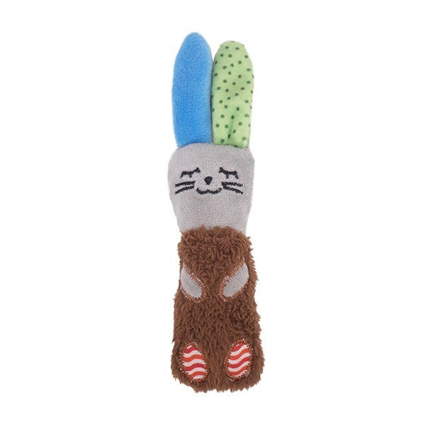 39052-rosewood-little-nippers-floppy-rabbit-pet-catnip-cat-toy-brown