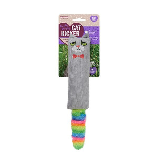 39057-rosewood-moody-moggy-rainbow-cat-kicker-pet-toy-grey