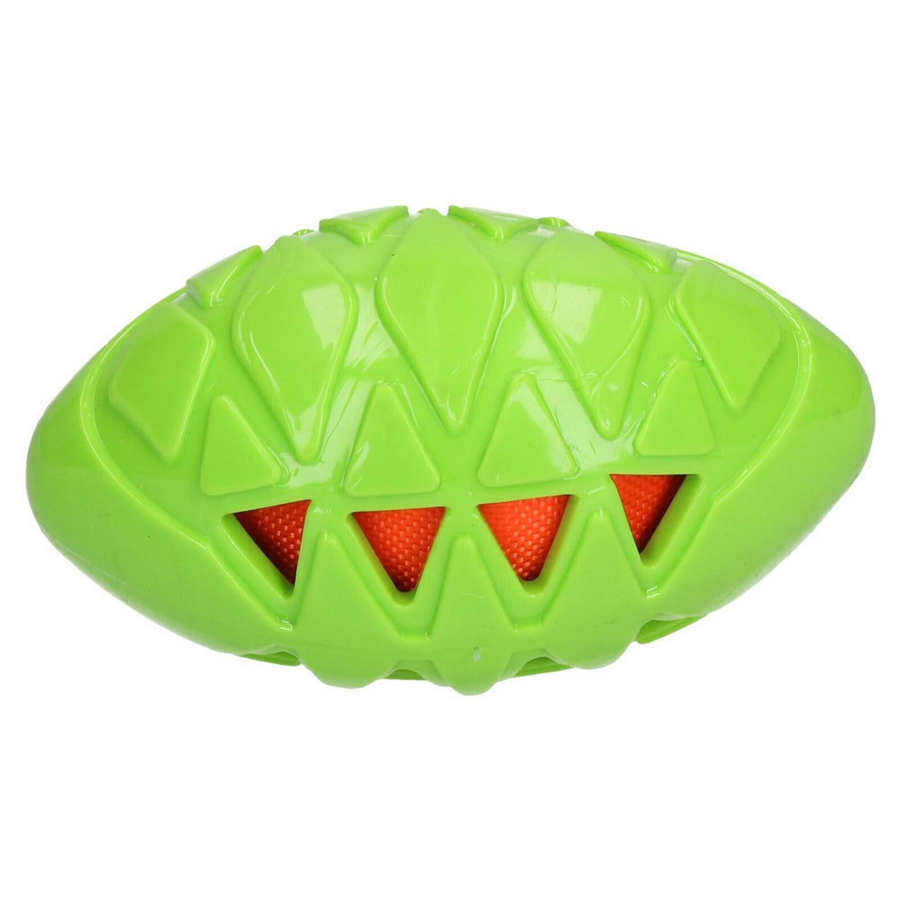 40327-rosewood-tough-crunch-rugby-ball-pet-dog-chew-fetch-catch-play-toy-medium-green