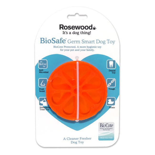 43001-rosewood-biosafe-germ-smart-orange-fruit-dog-pet-interactive-dental-chew-toy