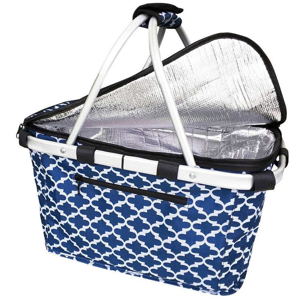 4696mn-sachi-47x28cm-insulated-carry-basket-w-lid-moroccan-navy