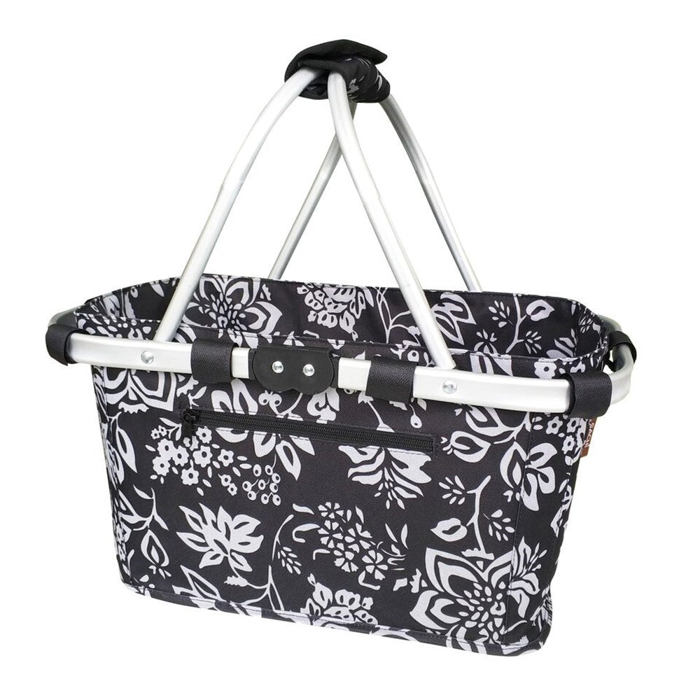 4697cb-sachi-49x27cm-two-handle-shopping-carry-basket-camellia-black