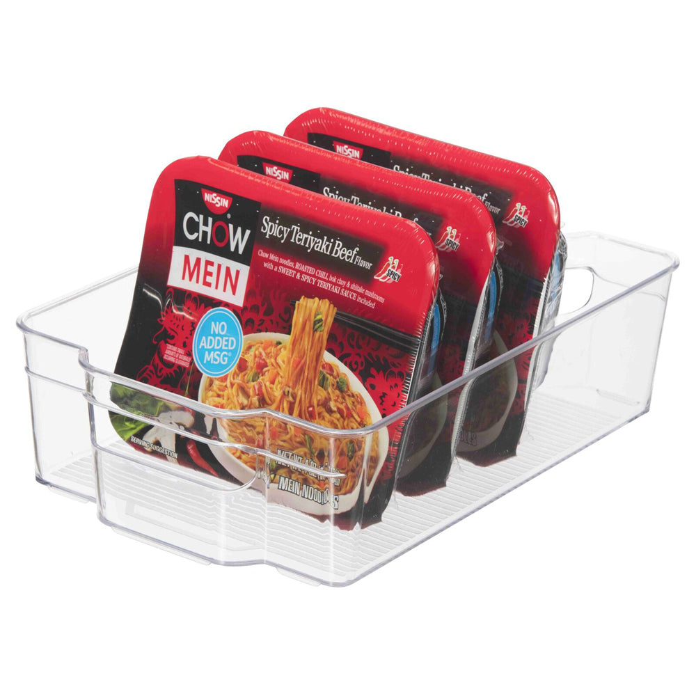 47273-oggi-16cm-stackable-storage-bin-home-food-organiser-w-handles-clear