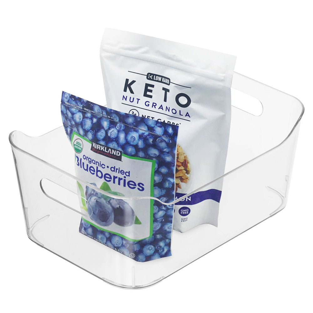 47282-oggi-33cm-storage-bin-home-food-organiser-w-handles-clear
