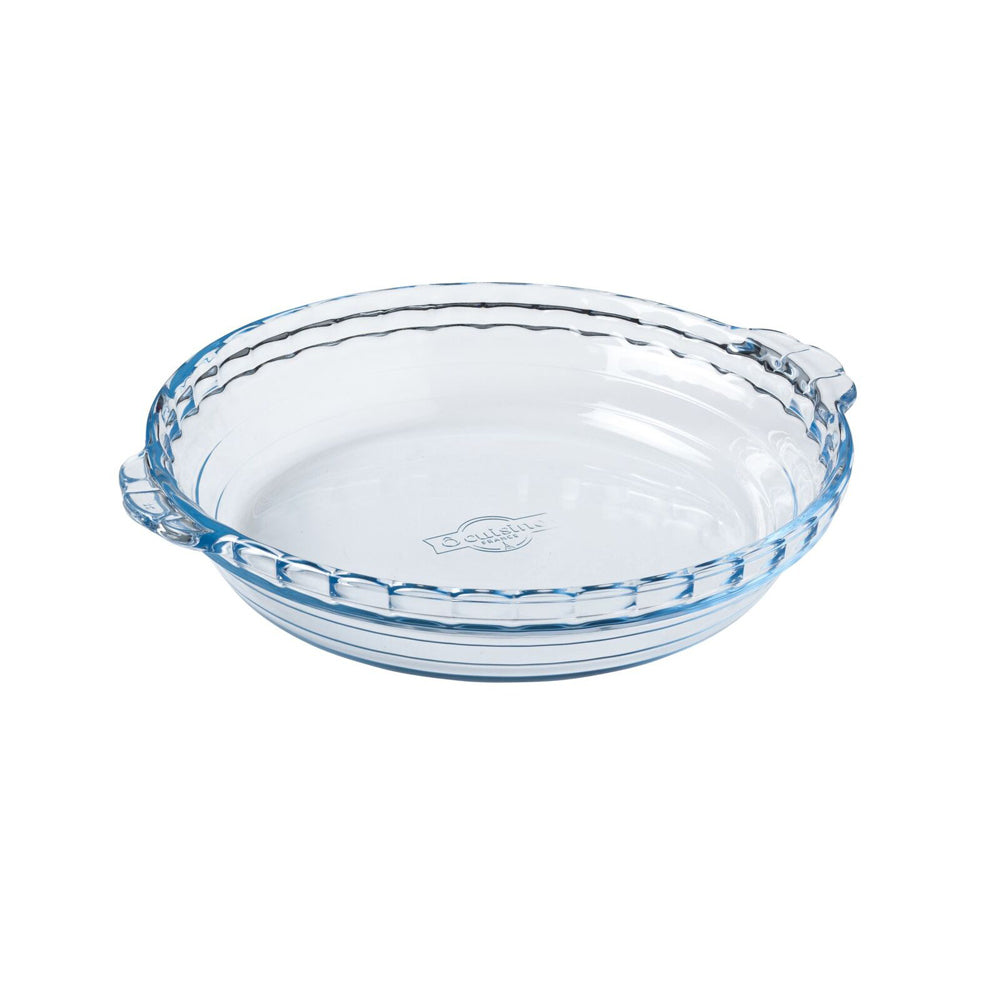 49021-ocuisine-26x23cm-baking-round-glass-pie-dish-w-handle-bakeware-clear