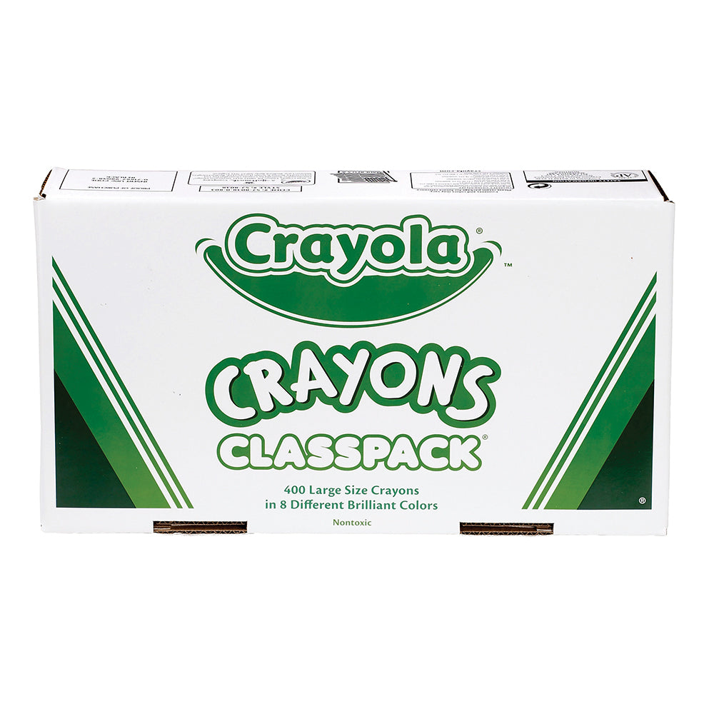 52-8038-400pc-crayola-kids-childrens-creative-large-crayon-classpack-36m