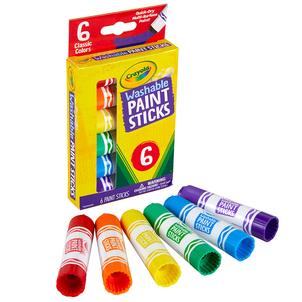 54-6207-6pc-crayola-kids-childrens-creative-washable-paint-sticks-36m