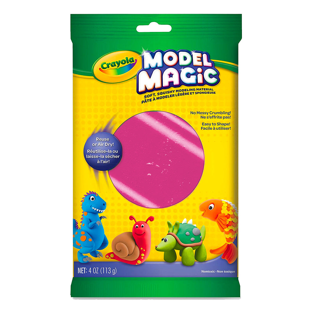 57-4486-crayola-kids-childrens-creative-model-magic-squishy-modeling-material-113gms-raspberry-36m