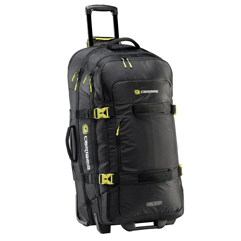 5752-caribee-global-explorer-wheeled-travel-trolley-125l-black-suitcase-luggage