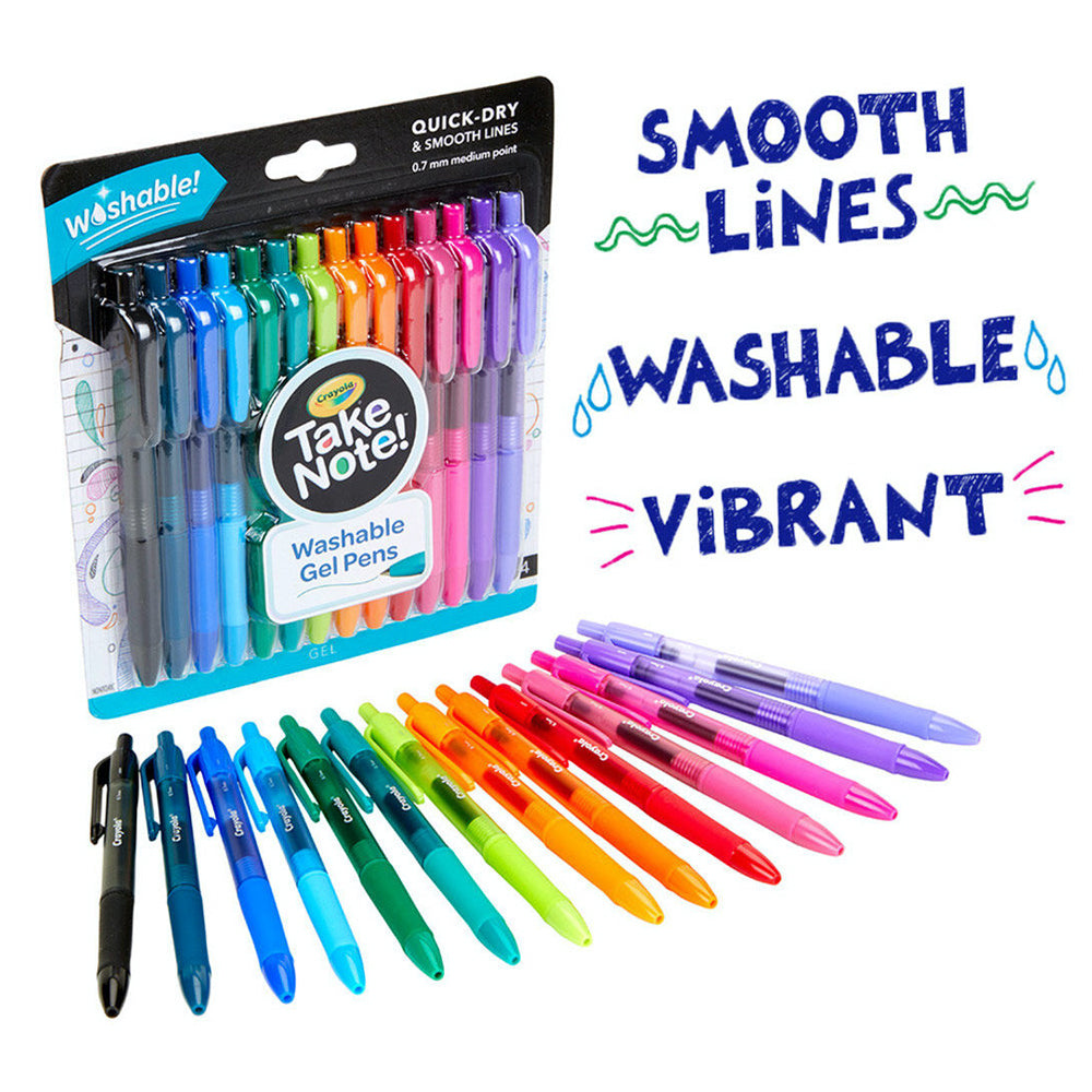 58-6414-14pc-crayola-take-note-washable-0-7mm-quick-dry-gel-pens