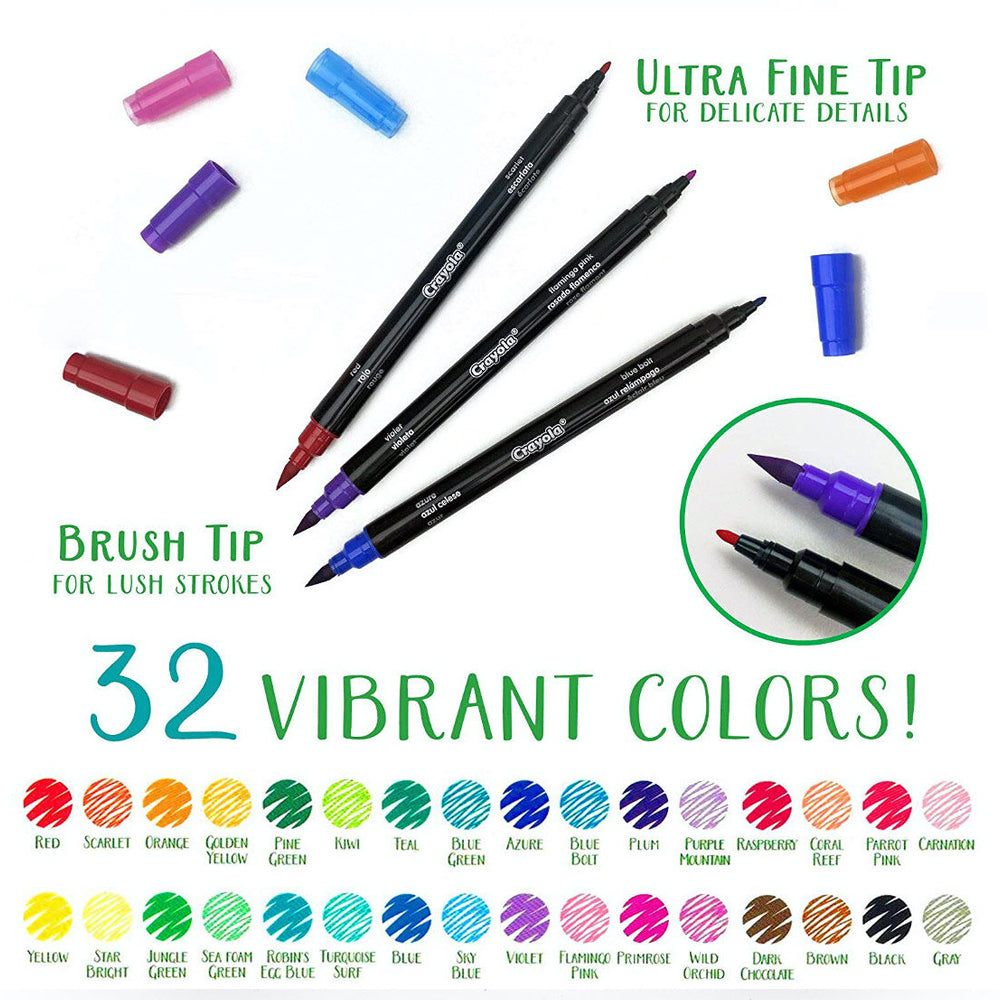 58-6501-16pc-crayola-signature-brush-detail-dual-tip-markers-9y