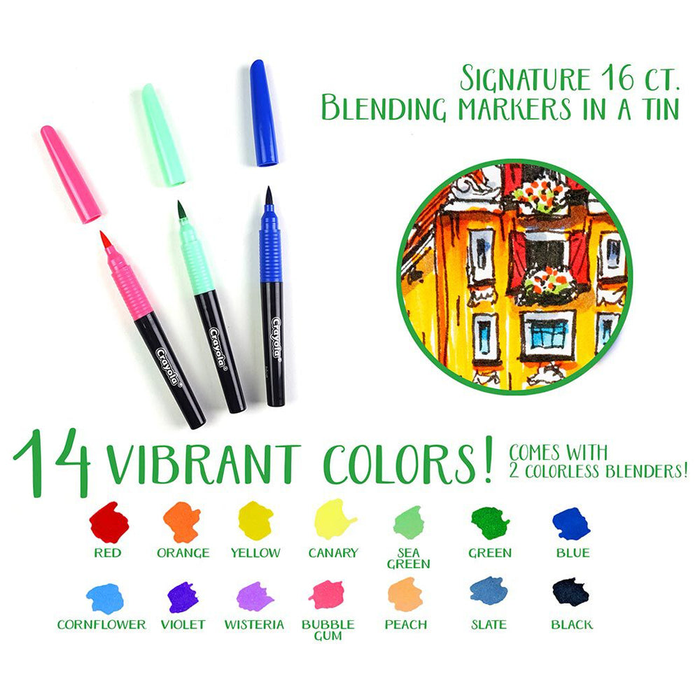 58-6502-16pc-crayola-signature-blending-markers-w-tin-9y