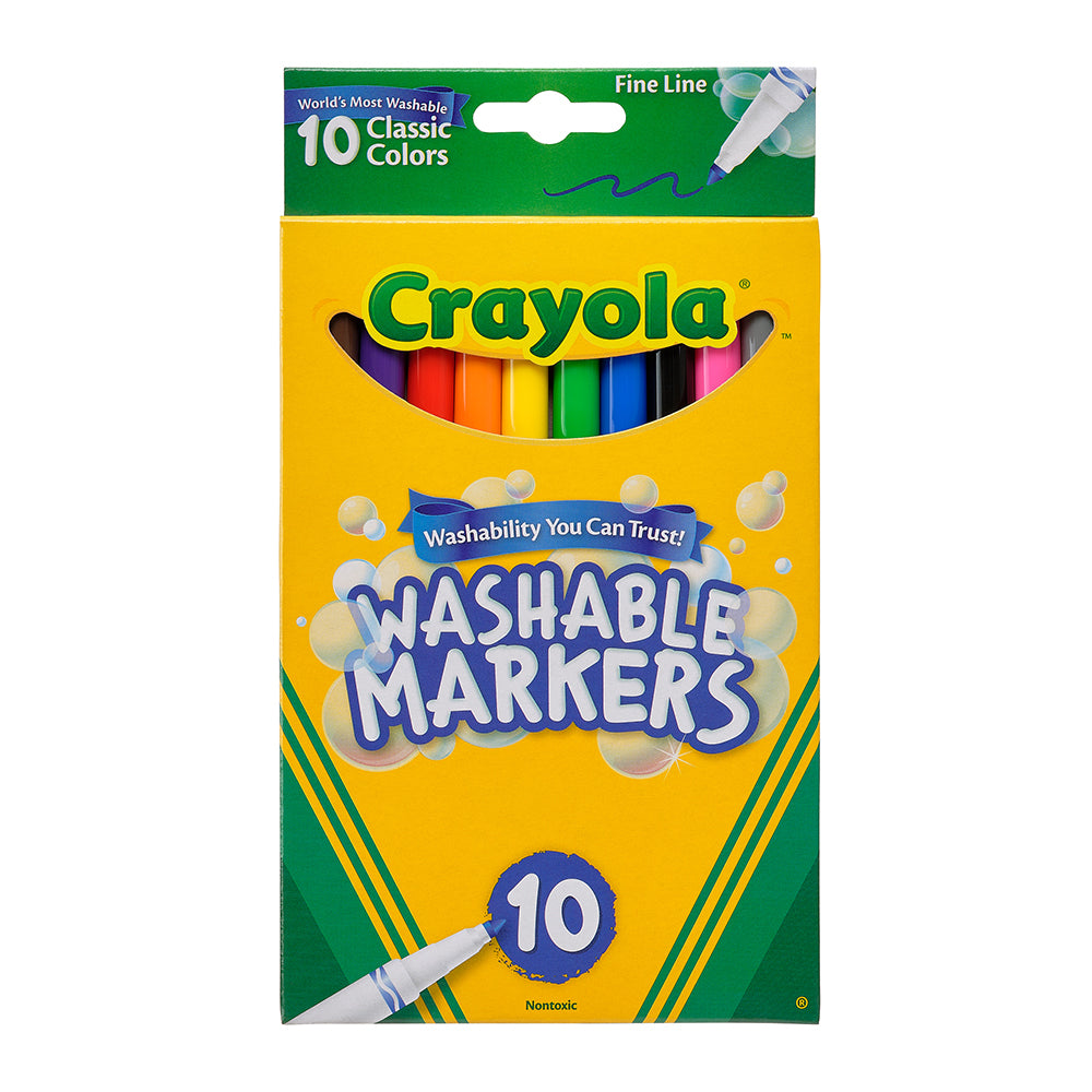 58-7870-10pc-crayola-kids-childrens-creative-washable-fineline-markers-36m