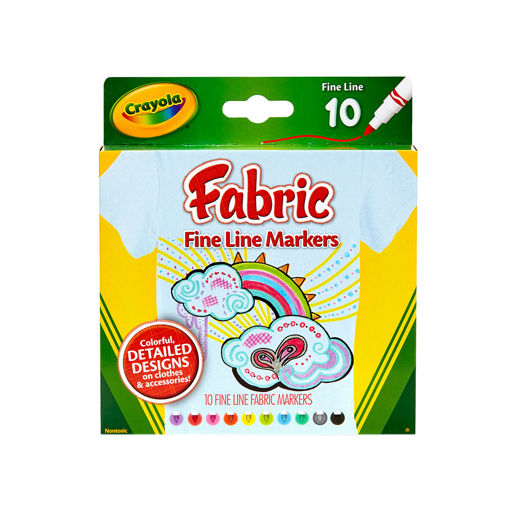 58-8626-10pc-crayola-kids-childrens-creative-fabric-markers-36m