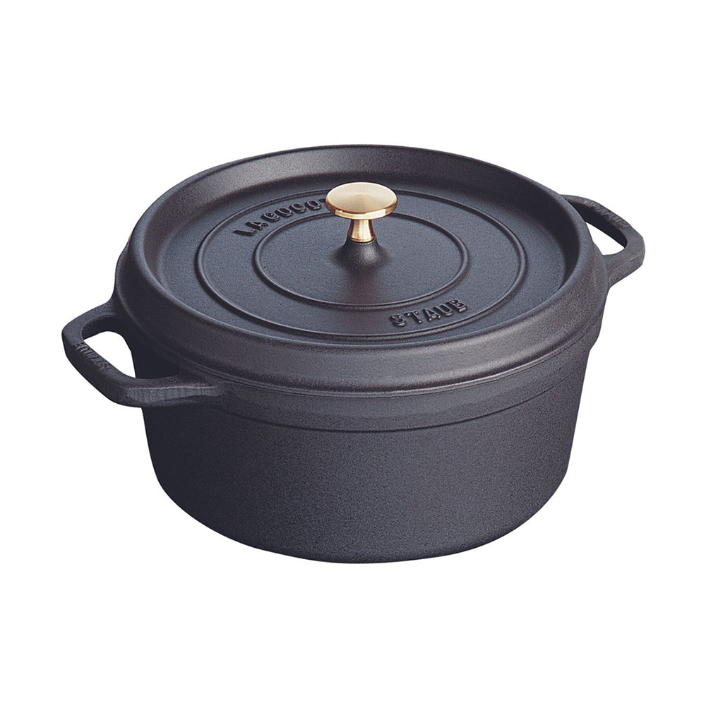 65019-staub-28cm-6-7l-cast-iron-round-cocotte-pot-w-lid-black