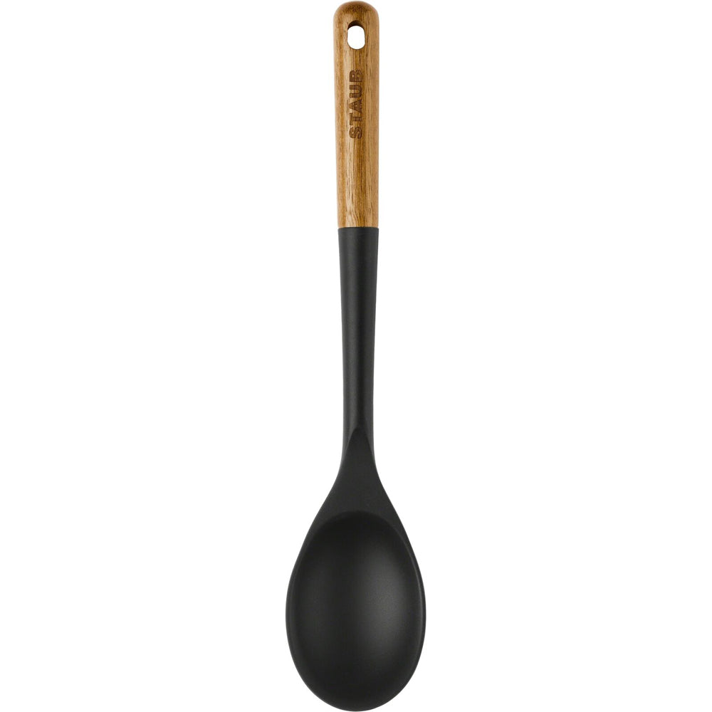65382-staub-30cm-silicone-serving-spoon-w-wood-handle-brown