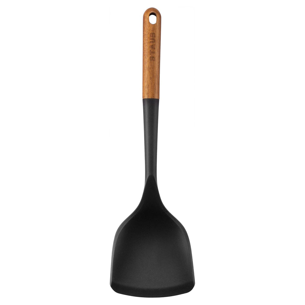 65388-staub-31cm-matte-silicone-turner-w-wood-handle-brown