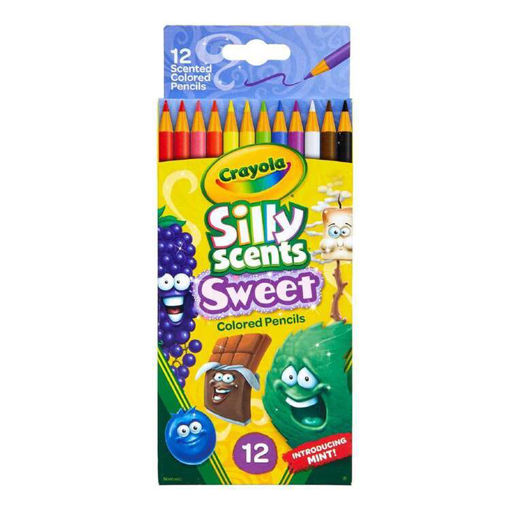 68-2112-12pc-crayola-silly-scents-coloured-pencils-art-craft-5y