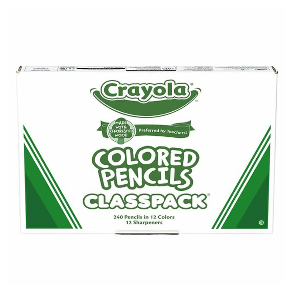 68-8024-240pc-crayola-kids-childrens-creative-colored-pencil-classpack-36m