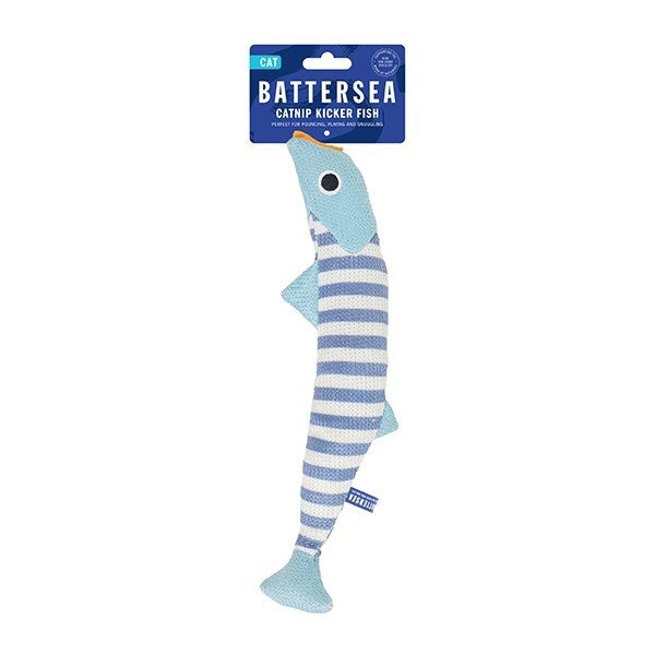 6908-rosewood-battersea-30cm-stripe-catnip-kicker-fish-pet-toy-blue