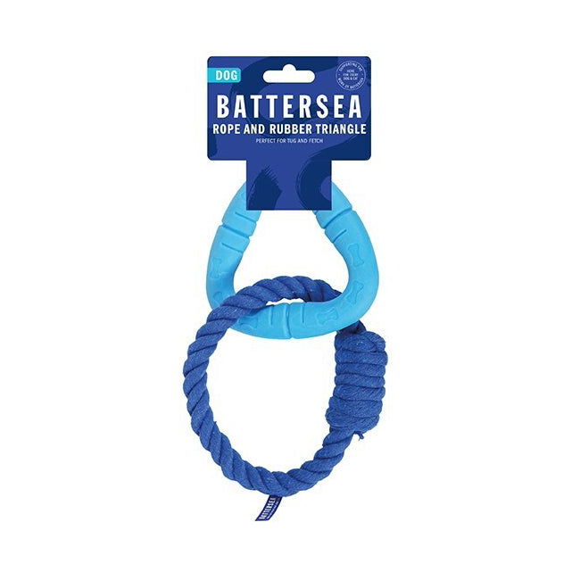6916-rosewood-battersea-rope-tpr-triangle-pet-dog-interactive-fun-play-toy-blue