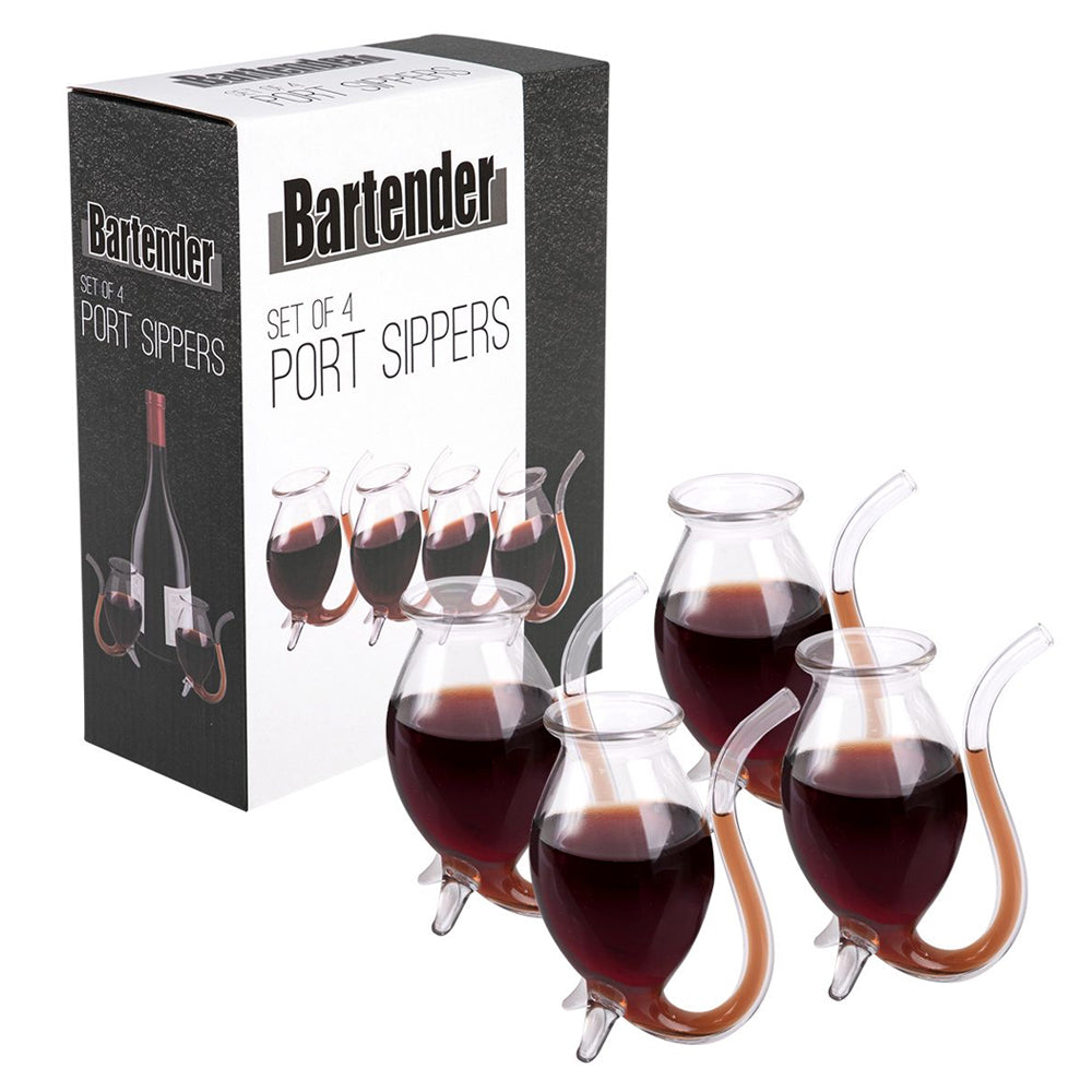 7017-4pc-bartender-75ml-hand-blown-port-sippers-bulb-shape-glassware-clear