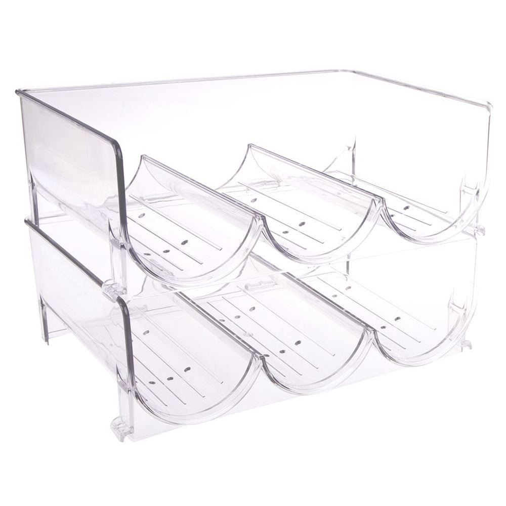7088c-bartender-2-tier-29cm-wine-bottle-rack-storage-clear