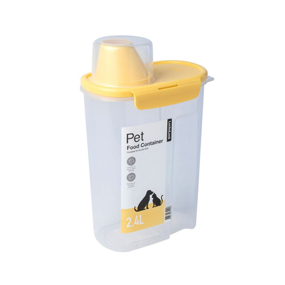 70890-lock-lock-2-4l-cat-dog-pet-food-storage-dispenser-w-easy-pour-lid-yellow