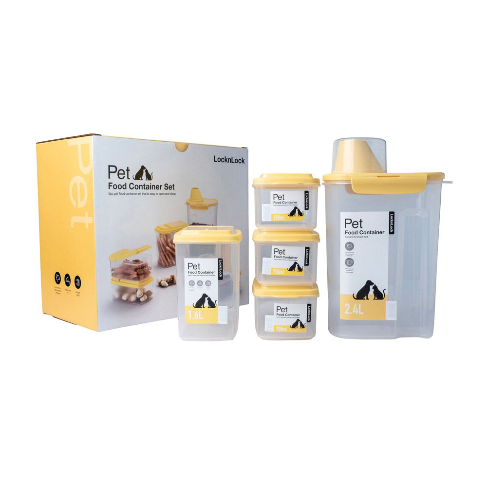 70895-5pk-lock-lock-airtight-cat-dog-pet-dry-wet-food-treat-container-set-ylw