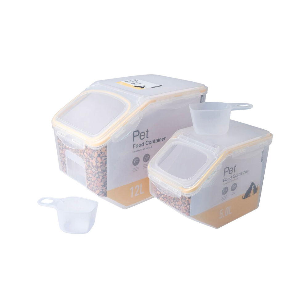 70896-2pk-lock-lock-cat-dog-pet-dry-food-storage-w-scoop-set-yellow