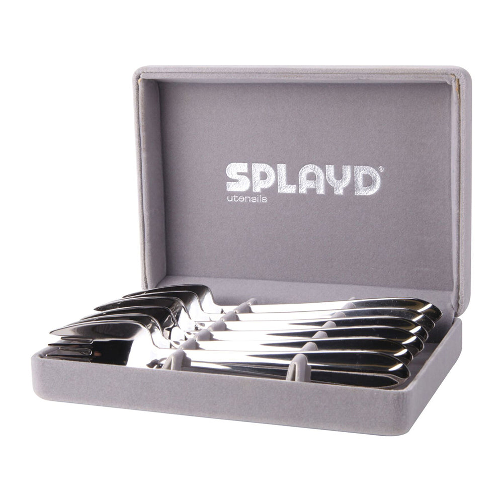 74070-6pc-splayd-luxury-14-5cm-stainless-steel-mini-mirror-knife-spork-set-slv