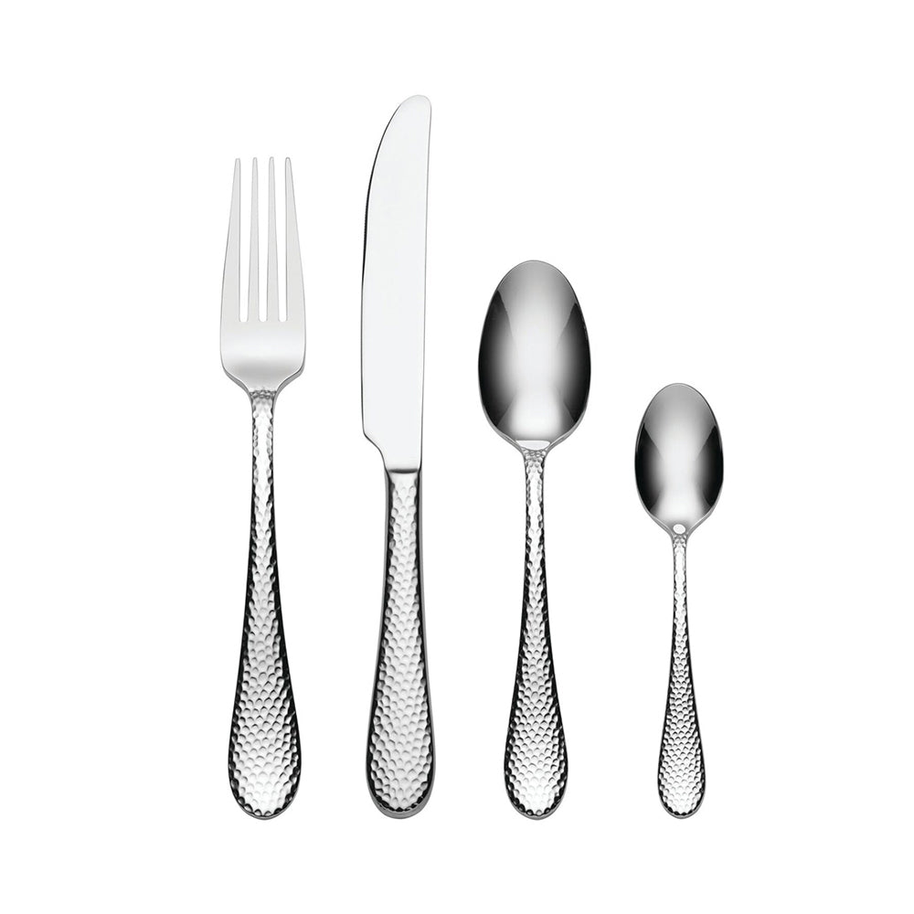 78485-16pc-oneida-tibet-hammered-stainless-steel-cutlery-set-silver