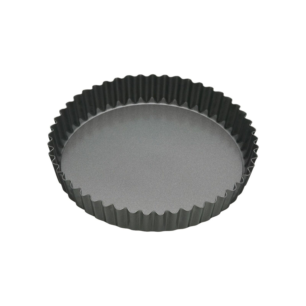 81050-mastercraft-20cm-heavy-loose-base-non-stick-round-flan-quiche-pan-black