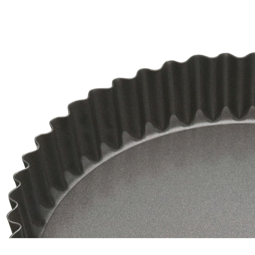 81050-mastercraft-20cm-heavy-loose-base-non-stick-round-flan-quiche-pan-black