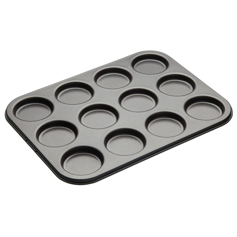 81093-mastercraft-35x27cm-heavy-base-12-cup-non-stick-macaron-pan-black