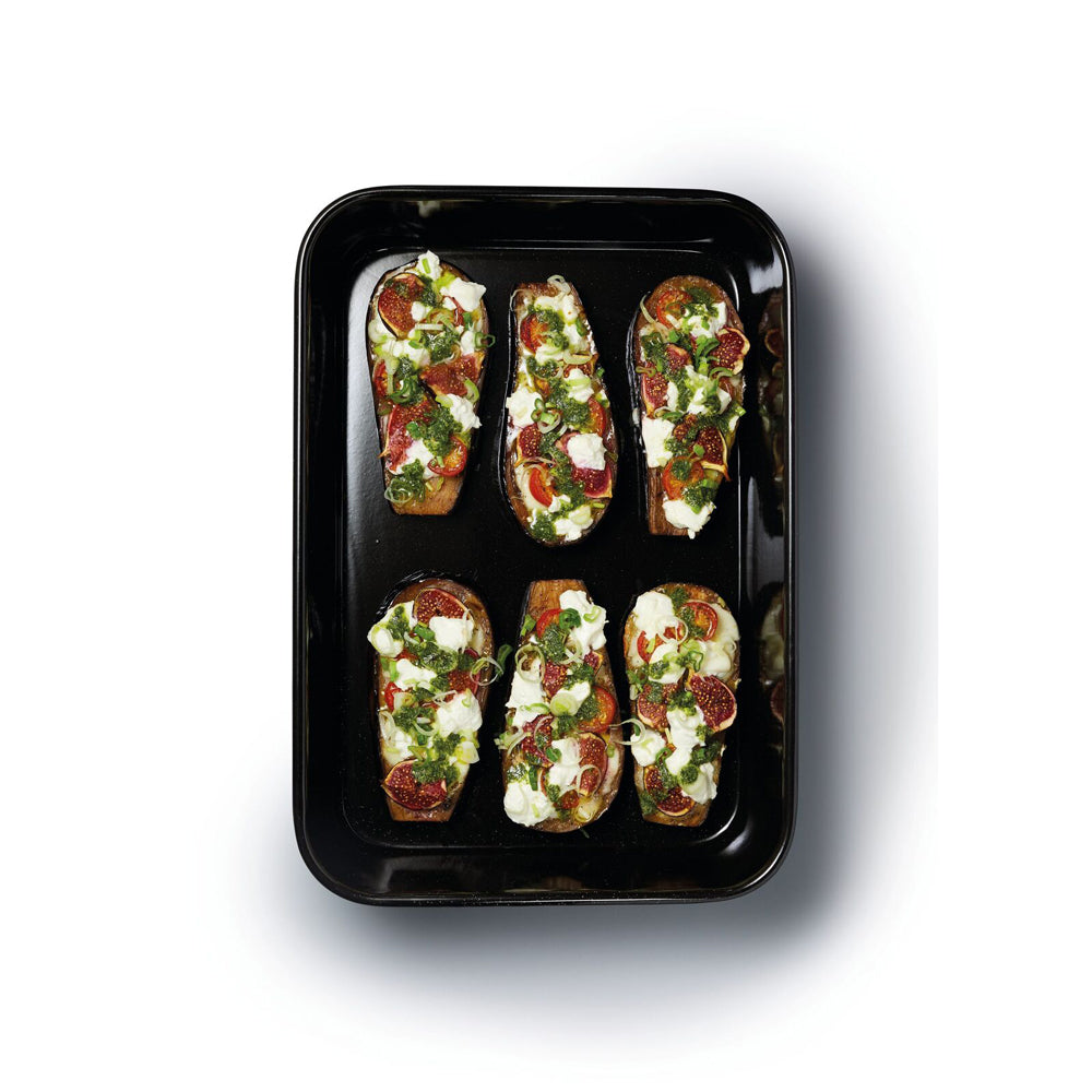 81254-mastercraft-pro-vitreous-40x28cm-enamel-rectangle-roasting-pan-black