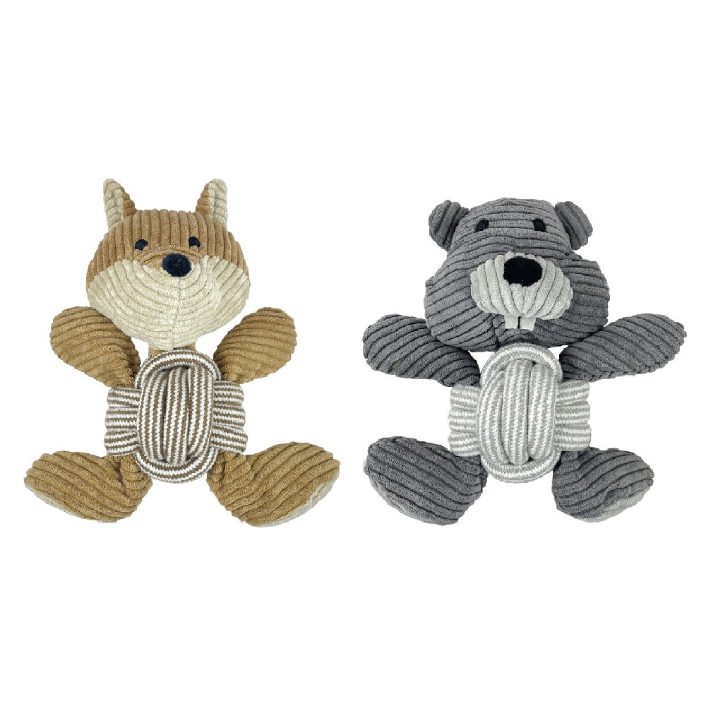 81481-rosewood-animal-plush-w-knot-ball-pet-dog-outdoor-fun-play-toy-grey-assort