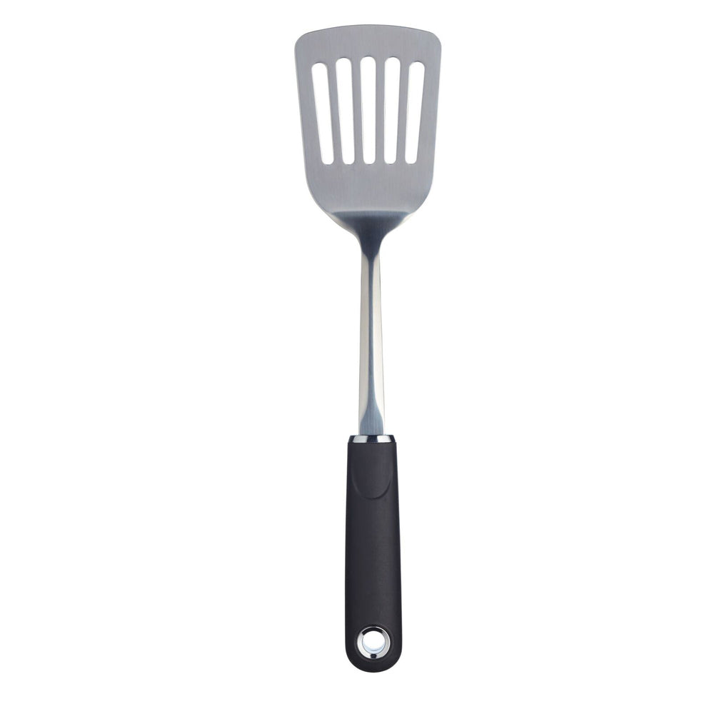 81500-mastercraft-soft-grip-35-5cm-stainless-steel-slotted-turner-black