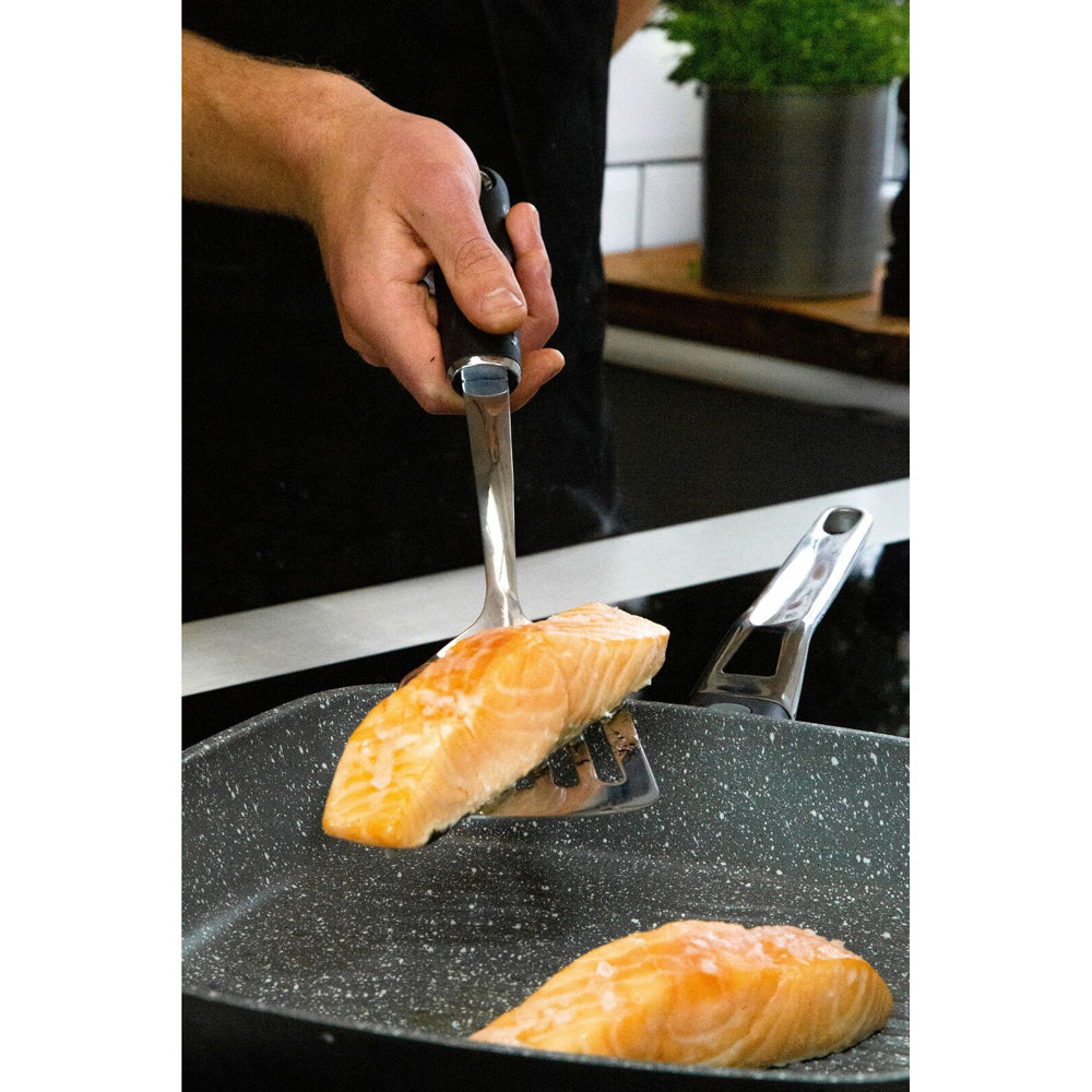 81500-mastercraft-soft-grip-35-5cm-stainless-steel-slotted-turner-black