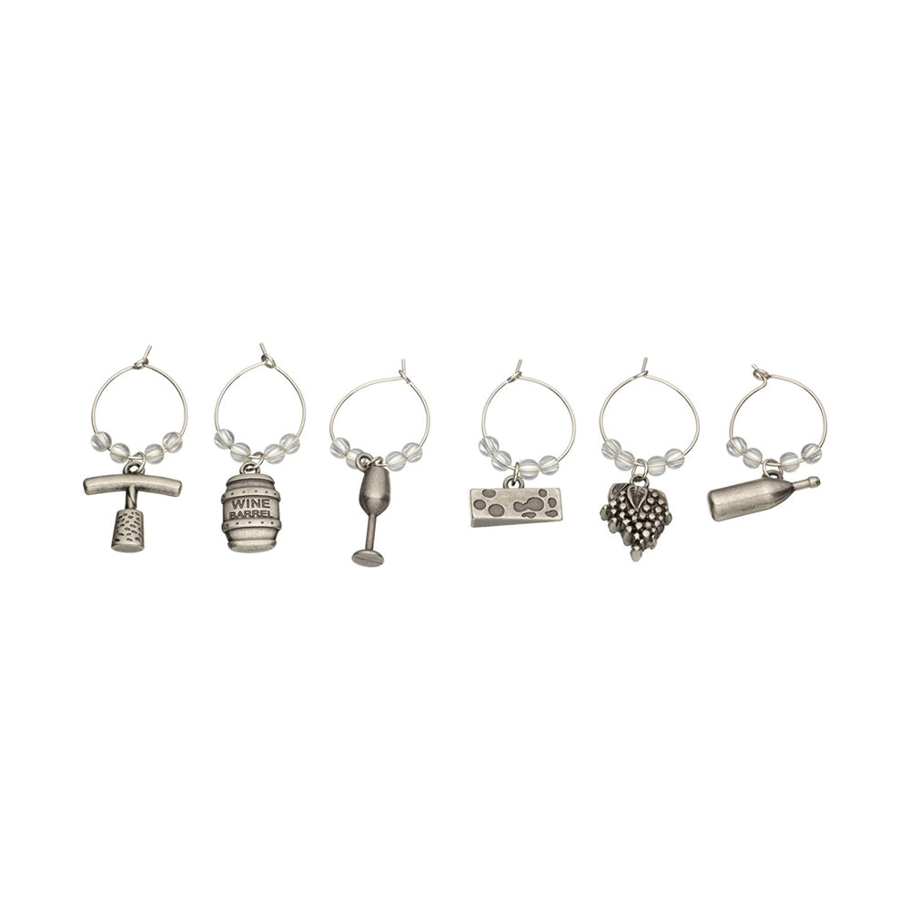 82214-6pc-barcraft-decorative-metal-wine-charms-set-silver