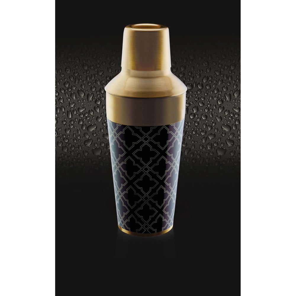 82340-barcraft-art-deco-stainless-steel-650ml-cocktail-shaker-black-gold