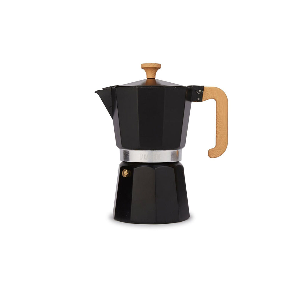 83286-la-cafetiere-venice-6-cup-290ml-espresso-maker-aluminum-coffee-pot-black