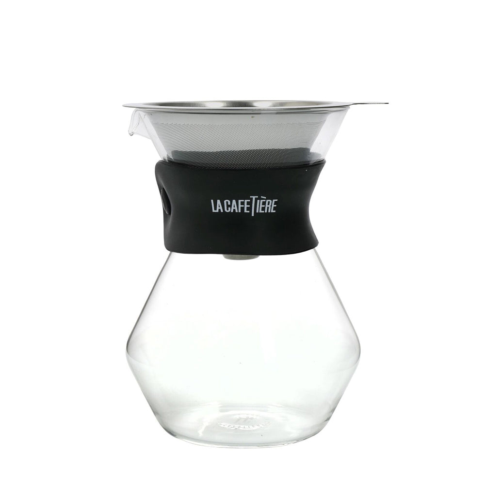 83300-la-cafetiere-15cm-400ml-3-cup-glass-coffee-dripper-carafe-set