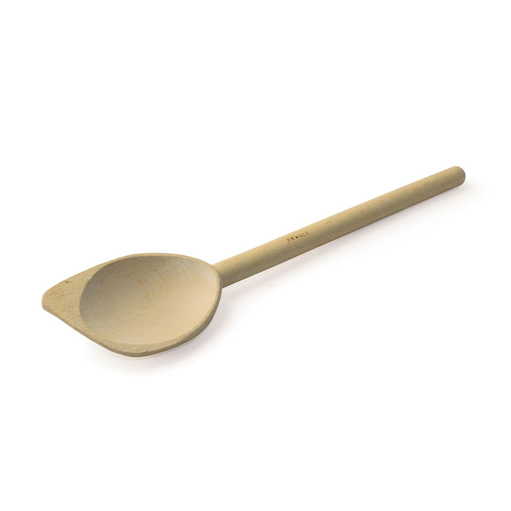 86019-euroline-30cm-wooden-pointed-spoon-cooking-utensil-beige