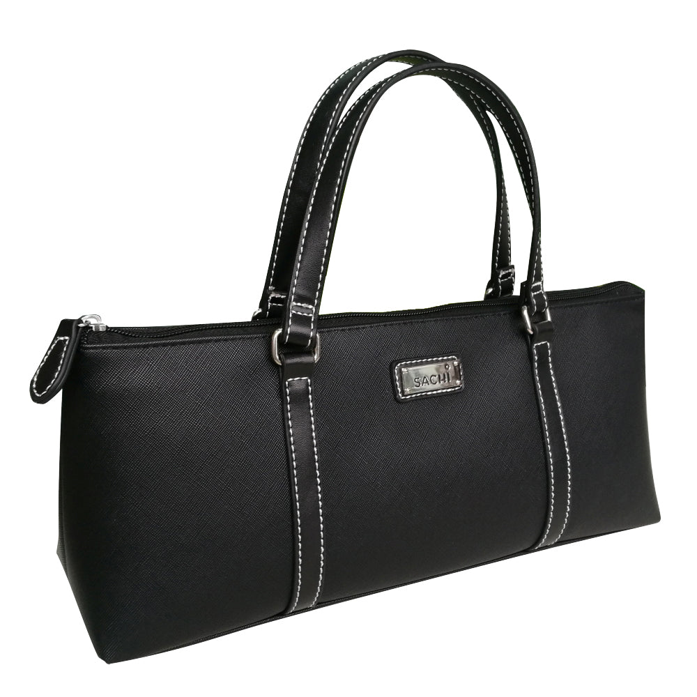 8833bk-sachi-36x15cm-insulated-wine-carrier-purse-black